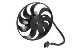 LUZAR LFAC 18J0 Электровентилятор кондиционера для автомобилей Skoda Octavia (96-)/VW Golf IV (96-) (без кожуха) (2-х скор.)