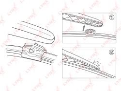 Щётка стеклоочистителя задняя, 380мм LR38N