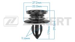 Клипса крепёжная VAG (миним. кол-во заказа 10 шт) be-3505