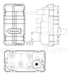 Актуатор турбокомпрессора для а/м ГАЗель-Бизнес/ГАЗель Next Cummins ISF2.8 E-5 (тип BV45) (LTС 0330e)