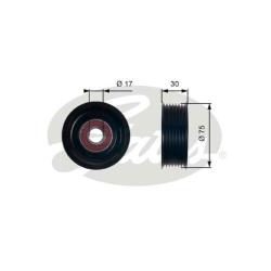 Ролик направляющий привода вспомогательных агрегатов t36320