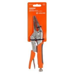 Зажим с фиксацией с удлиненным захватом двухкомпонентная рукоятка 225мм (ATBL004)