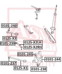 Тяга задней подвески верхняя TOYOTA TOYOTA MARK X GRX120 2004-2009 0125-x3