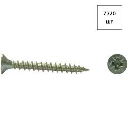 шуруп универс.4х12 б.ц. потай.PZ (РМЗ) 7720шт FORTLUFT sts016995