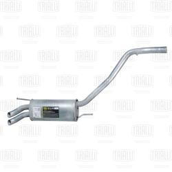 Глушитель для а/м VW Transporter T4 (90-) 1.9d/2.4d осн. (алюм.сталь) (EMM 0408)