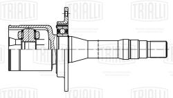 ШРУС для а/м Geely Coolray (19-) 1.5T (внутр.прав.) (GO 701)