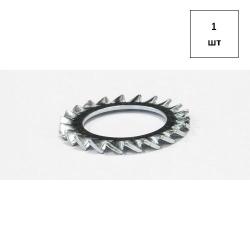 Шайба стопор. 17 (16,5) DIN 6798A А2 1шт FORTLUFT sts026961