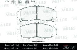 E500188 Колодки тормозные HONDA CIVIC 01-05/FR-V 05-/STREAM 01- передние Ceramic