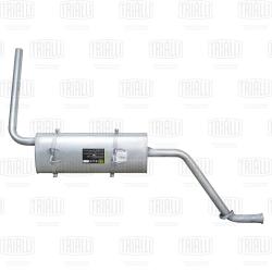 Глушитель для а/м ГАЗель Next дв. Cummins ISF 2.8S Евро-4 осн. + хомуты (алюм. сталь) (EMM 0336)