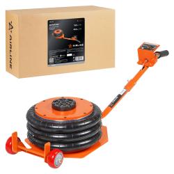 Домкрат пневматический 5т 150-400мм, подкатной, 3 секции, длин. ручка (ABJF05)