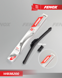 WB38200 Щётка с/о 380мм 15" Универсальная бескаркасная. Крепление: 5 в 1