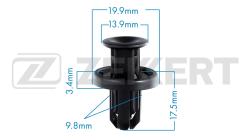 Клипса крепёжная Honda (миним. кол-во заказа 10 шт) be-1691