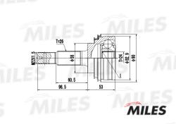 GA20464 ШРУС TOYOTA CAMRY I-II/CARINA T150/170/COROLLA E80/90/RAV4 A10 1.6-2.0 83-00 нар