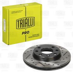 Диск торм. для а/м Daewoo Nexia (95-)/Lanos (02-) SOHC перед. перф., слотир. (DF 1533s) PRO