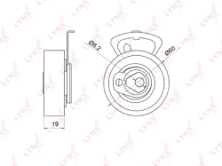 Ролик ремня ГРМ VW GOLF 4/BORA/OCTAVIA 1.4/1.6 YP509245