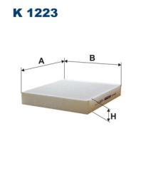 Фильтр салона CHEVROLET CRUZE 10-/OPEL ASTRA J/INSIGNIA 09- K 1223