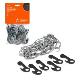 Сетка багажная 40*40 см (6 пластиковых крючков) (AS-S-07)