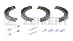 Колодки торм. бараб. задн. стоян. торм. с уст. компл. Chrysler Crossfire 03- MB C-Class (203) 00- bk-4126