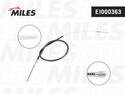 EI000363 Трос ручного тормоза VW GOLF III/VENTO 1500/937мм зад.(барабан.торм.)