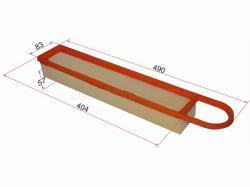 Фильтр воздушный CITROEN C3/C4 09-/DS3 10-/PEUGEOT 207/308 07-/3008/5008 09-