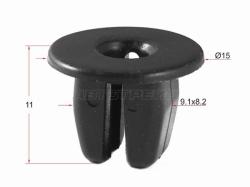 Клипса бампера NISSAN/TOYOTA/LEXUS/SUBARU/MITSUBISHI (1 шт.)