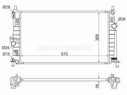 Радиатор Mazda 3 08-13 / Axela 09-13