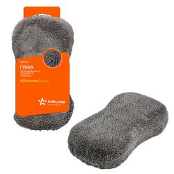 Губка-шиншилла микроворс "Восьмерка"  (22*12*5,5 см) (ABKN004)