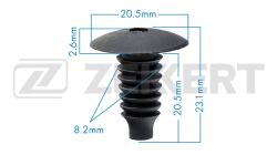 Клипса крепёжная BMW General Motors VAG (миним. кол-во заказа 10 шт) be-1394