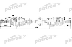 PDS0432 Полуось