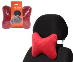 AIRLINE ASP-B-04 Подушка-косточка на подгол. "Алькантара", ткань, 1 шт., красная