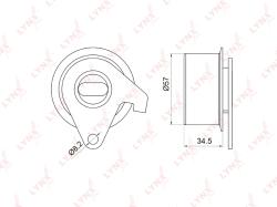 Ролик натяжной / грм MITSUBISHI COLT 1.3-1.5 95-03 / LANCER 1.3-1.5 95-03 pb-1033