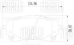 Колодки торм. для а/м Toyota Corolla (19-) диск. перед. (PF 2466)