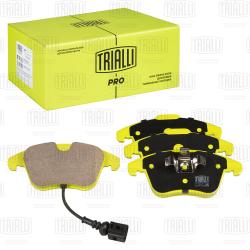 Колодки торм. для а/м VW Tiguan (08-) диск. перед. (в компл. с датчиком) (керам.) (PF 1803CR) PRO