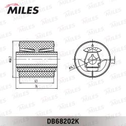 DB68202K Сайлентблоки рычага (к-т) BMW X3(E83) пер.подв.