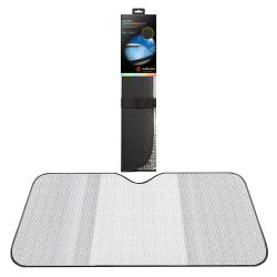 Шторка солнцезащитная PRO 70*140см на лобовое стекло, 200г/м2, черный/серый (ADSS002)