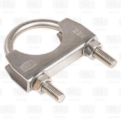 Хомут глушителя U-образный D=51 мм (стремянка) (нерж. сталь 304 SS) (UC 51 SS)