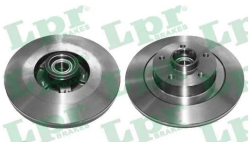 Диск тормозной RENAULT LAGUNA III 07- задний СБ с подшипником,с АБС R1032PCA