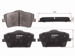 Колодки тормозные (Спереди) Geely Tugella 19-