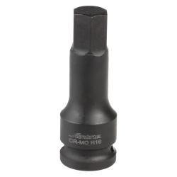 AIRLINE ATAS013 Головка ударная торцевая 1/2" DR внешний шестигранник H16 L=78 мм