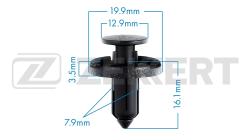 Клипса крепёжная Nissan (миним. кол-во заказа 10 шт) be-1639