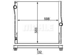 Радиатор охлаждающей жидкости cr1050000s