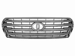 Решетка радиатора Toyota Land Cruiser (J200) 12-15 (с хром молдингом)