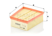 Фильтр воздушный RENAULT MEGANE 1.2/1.6 15- C22026