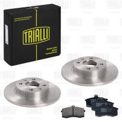 Комплект торм. дисков и колодок для а/м Лада 2108 перед. (BK 115)