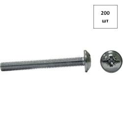 Винт 4х40 прессш. DIN 967 оц. 200шт FORTLUFT sts018437