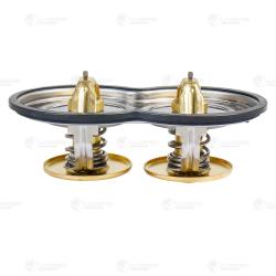 Термостат для а/м Scania 5 (P,G,R-series) (03-) (80/87°С) (2 термоэл. в одной плоск.) (LT 2705)