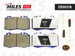 E500318 Колодки тормозные MERCEDES-BENZ W163 98>05/W220 98>05/W129 передние Ceramic