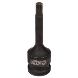 AIRLINE ATAS034 Головка ударная торцевая 1/2" DR внешний SPLINE M8 L=78 мм