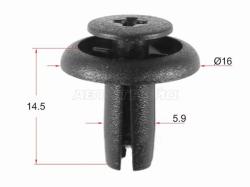 Клипса MAZDA (1 шт.)