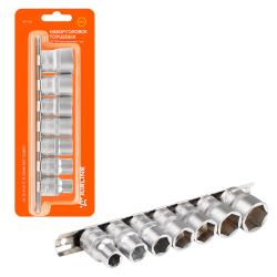 Набор головок 1/2" шестигранных 7пр. (10-22мм) (AT-7-31)